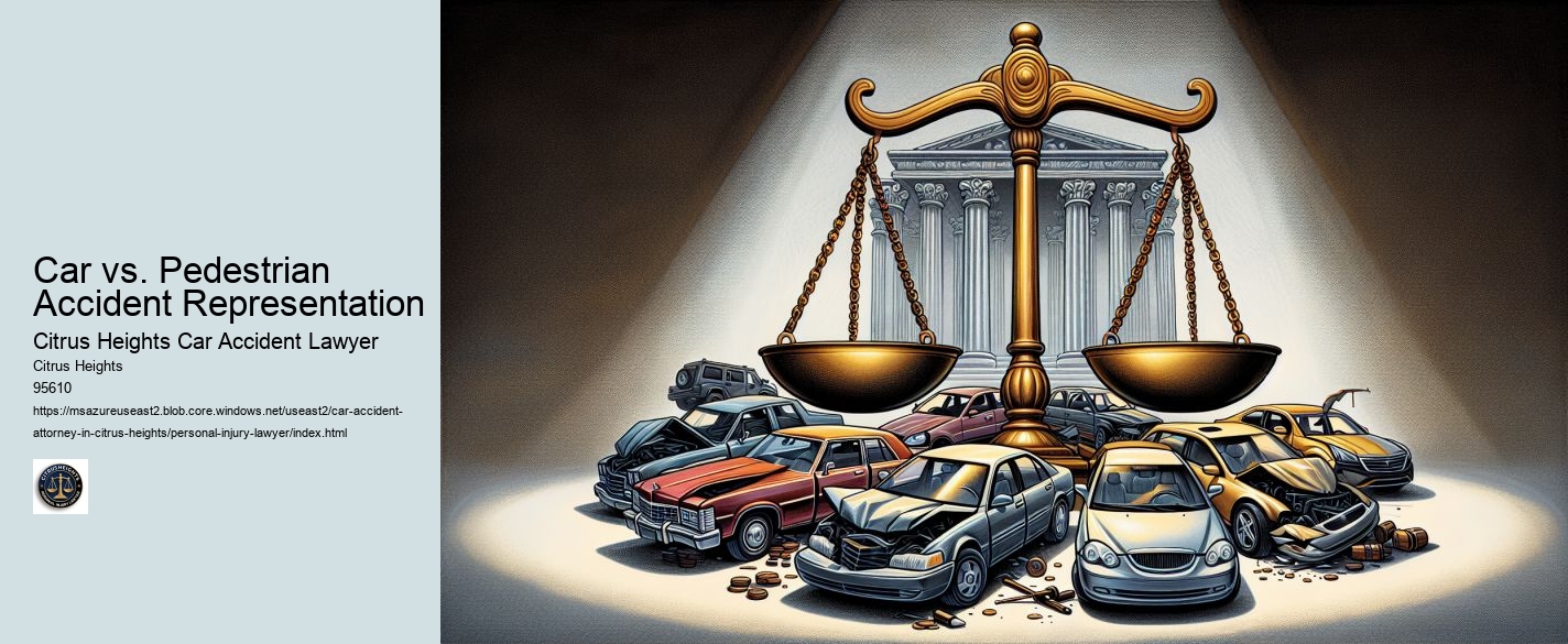 Car vs. Pedestrian Accident Representation